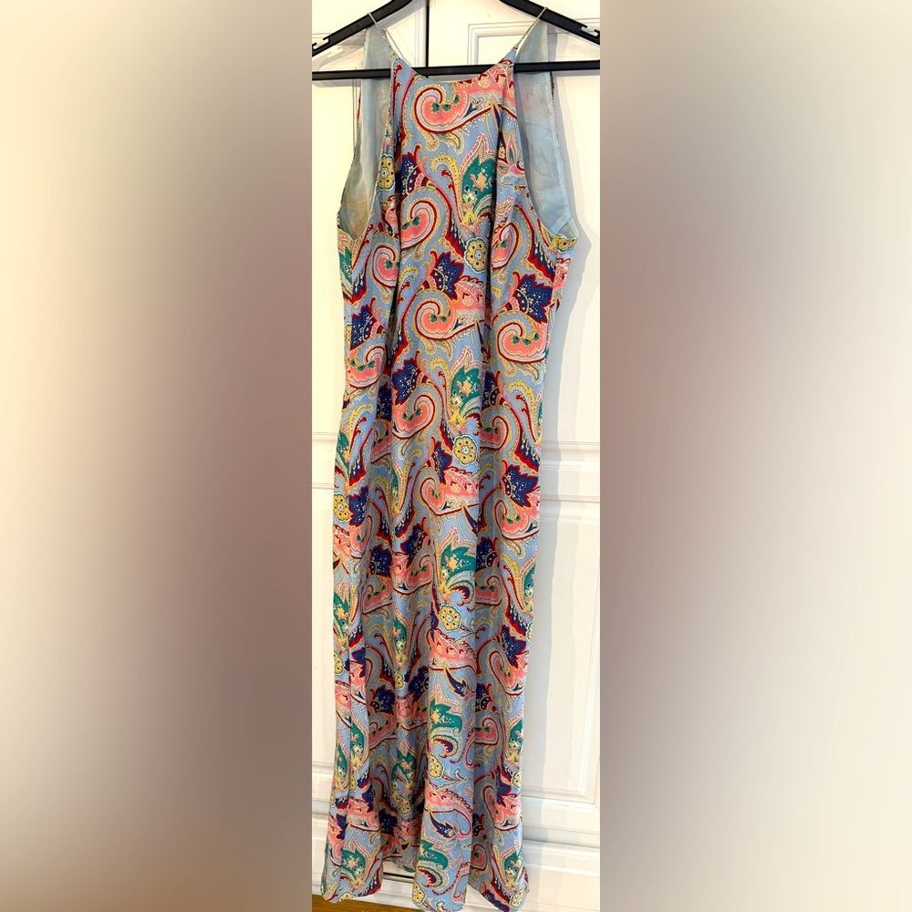 Vintage Ralph Lauren Women's 
Parsley Multi-Color Dress 6